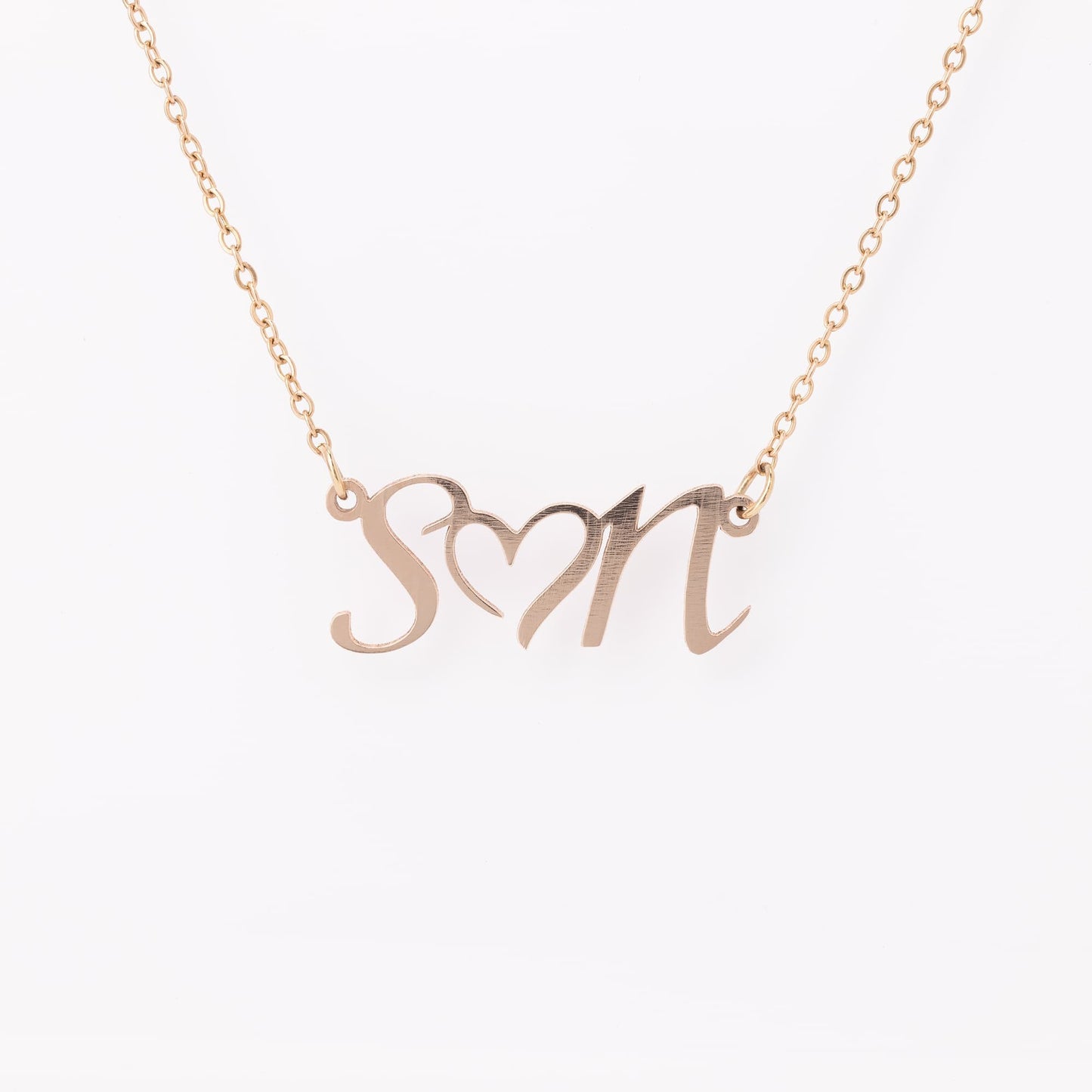 ME + YOU Initials Necklace