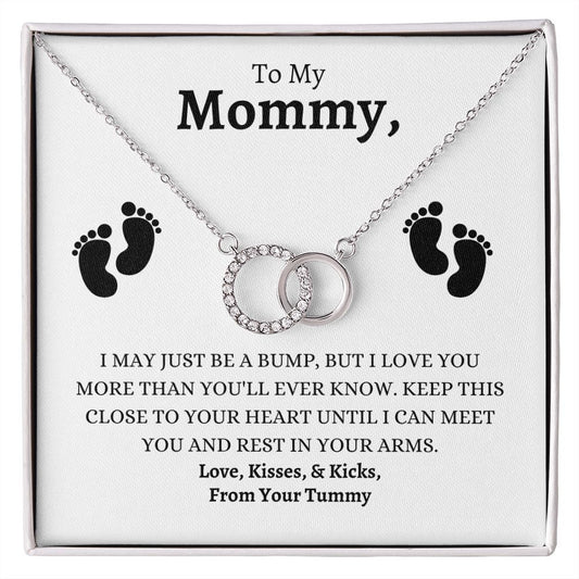 To my Mommy | From You Tummy (Perfect Pair necklace)