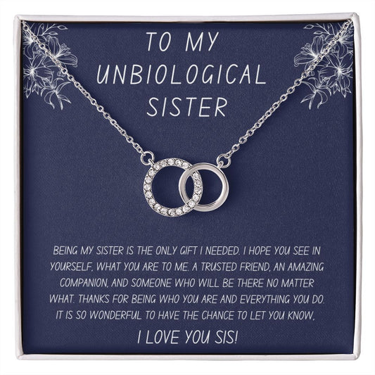 To My Unbiological Sister | Everlasting Love Necklace