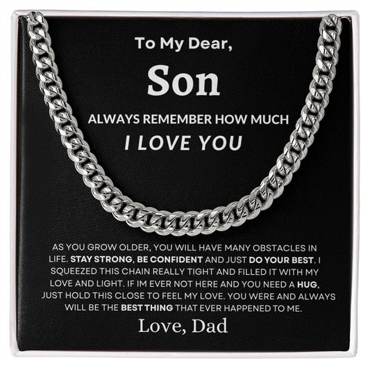 To My Dear Son| Best Thing (Cuban Link Chain)