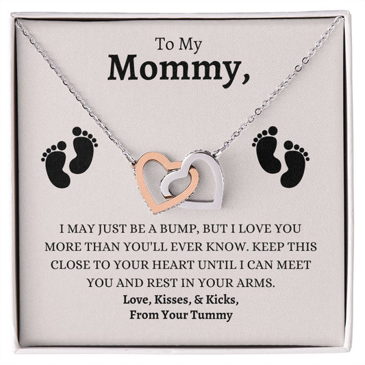 To My Mommy | From Your Tummy (Interlocking Hearts)